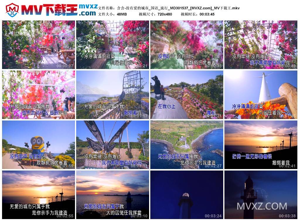 含含-没有爱的城市_国语_流行_MD301537
